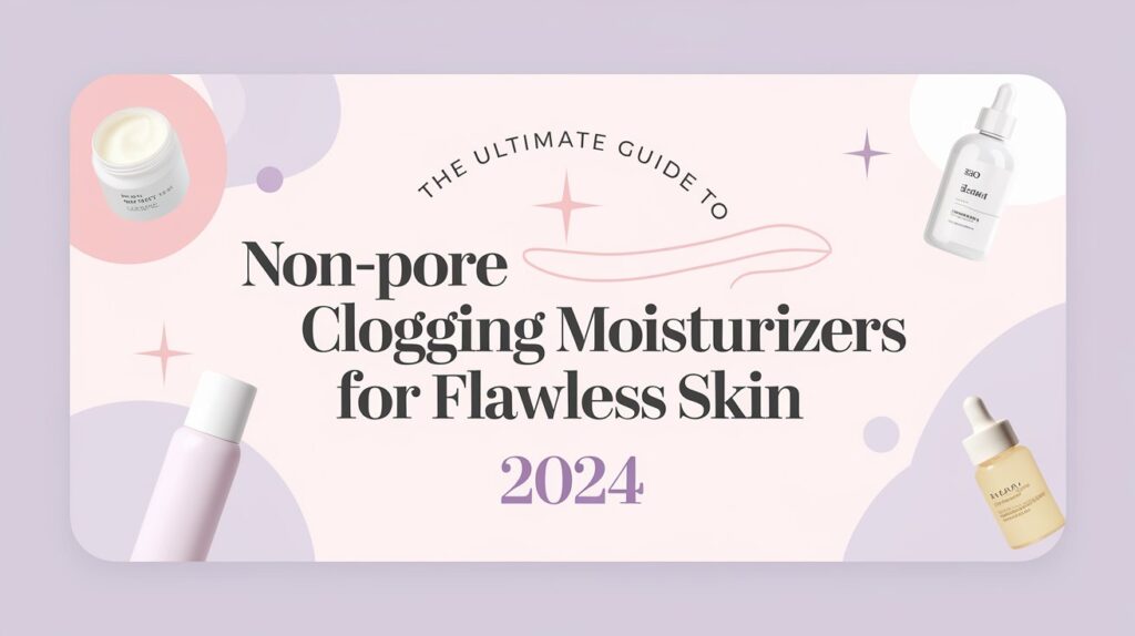 Non-Pore Clogging Moisturizers