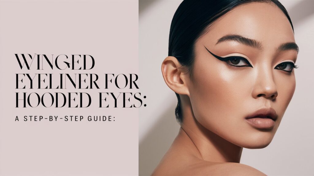 Winged Eyeliner for Hooded Eyes