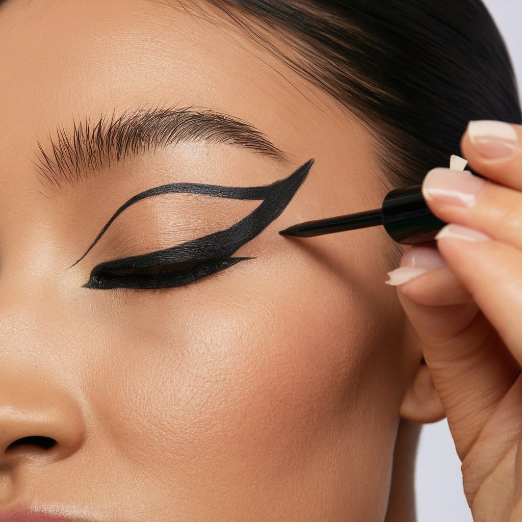 Setting the Wing with Liquid Liner